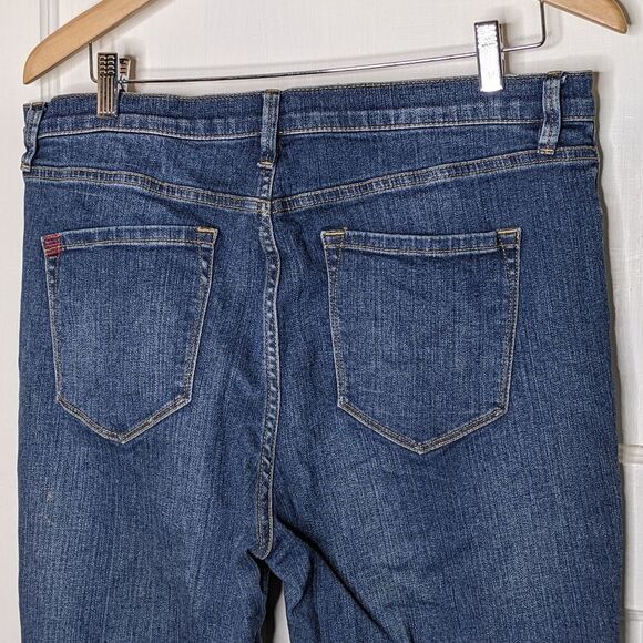 BDG Ripped Knee High Rise Stretch Skinny Blue Jeans size 32 - Picture 6 of 8